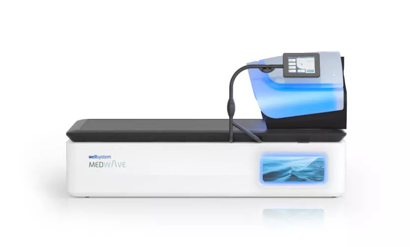 Moderne Wellnessliege mit Steuerung